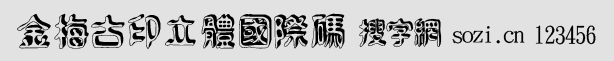 金梅古印立体国际码