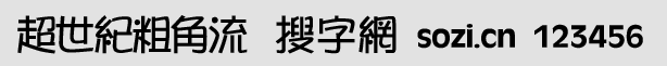 超世纪粗角流