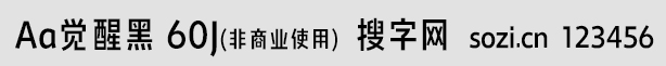 Aa觉醒黑 60J